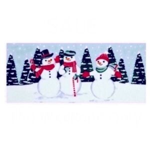 New St. Nicholas Square Snowman Rug